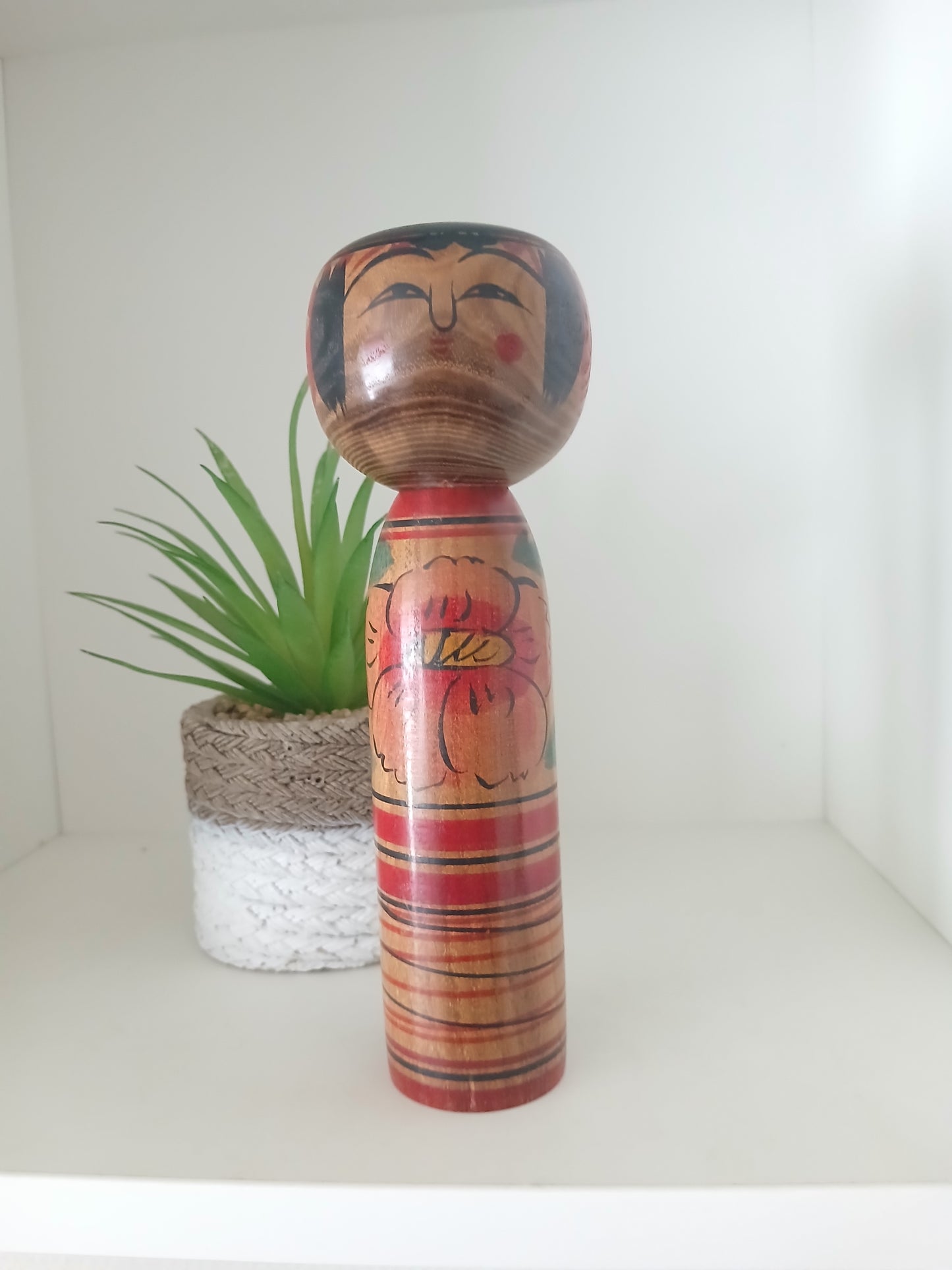 Vintage traditional Nakanosawa kokeshi