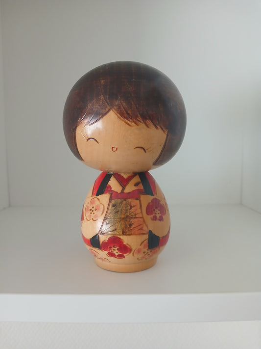Vintage creative kokeshi by Tsuda Jiro