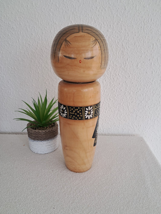 Rare big creative Kokeshi made by Ishida Kanji