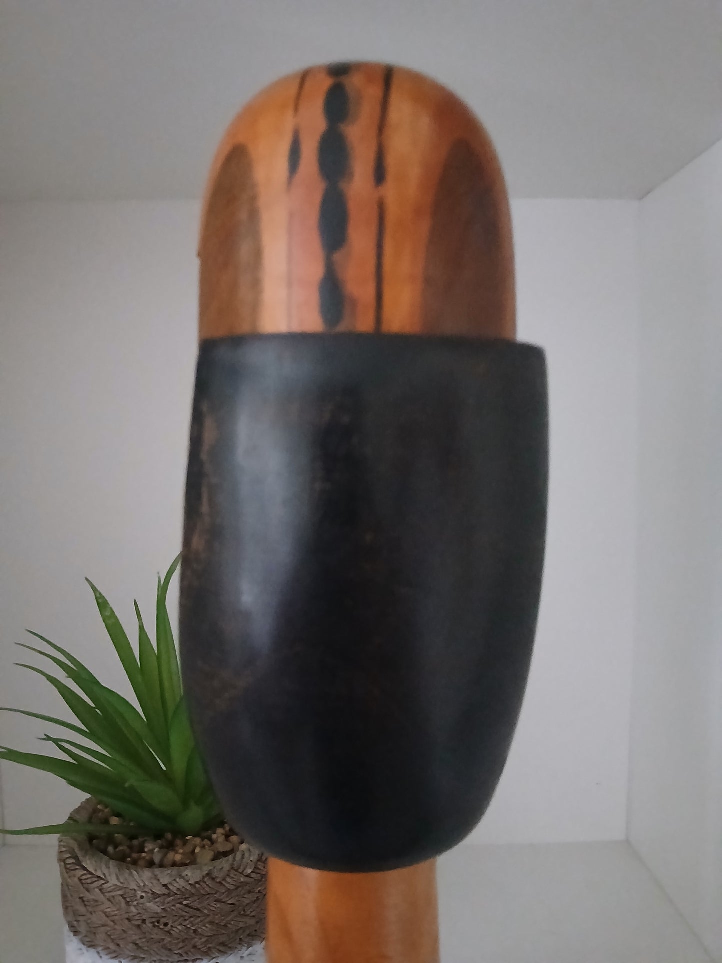 Rare Vintage Creative Kokeshi by renowned artisan Ikuyoshi Yokozuka