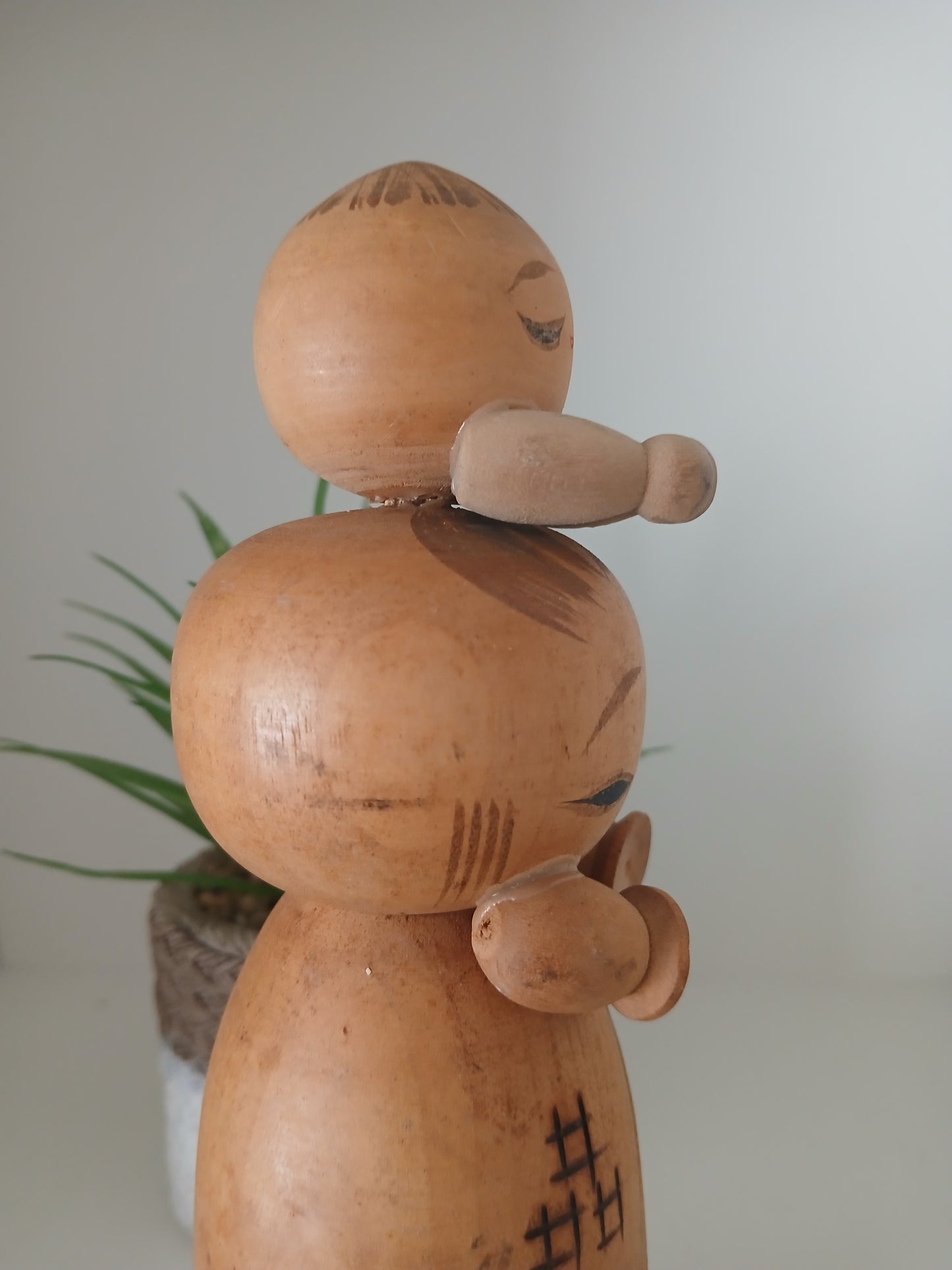 Vintage creative kokeshi - Mother and child