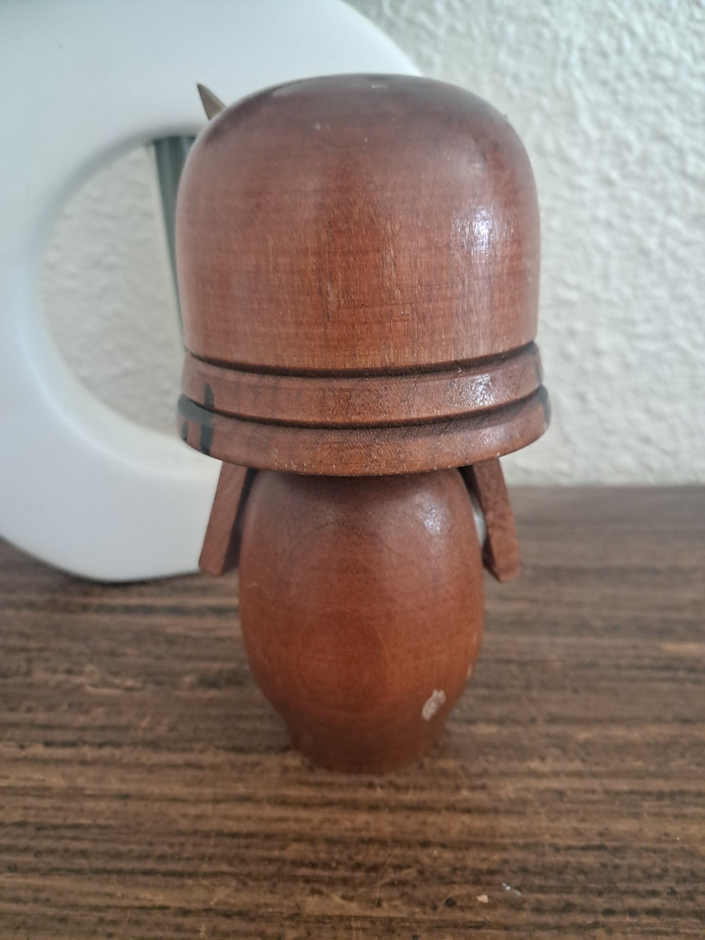 Vintage cute samurai kokeshi