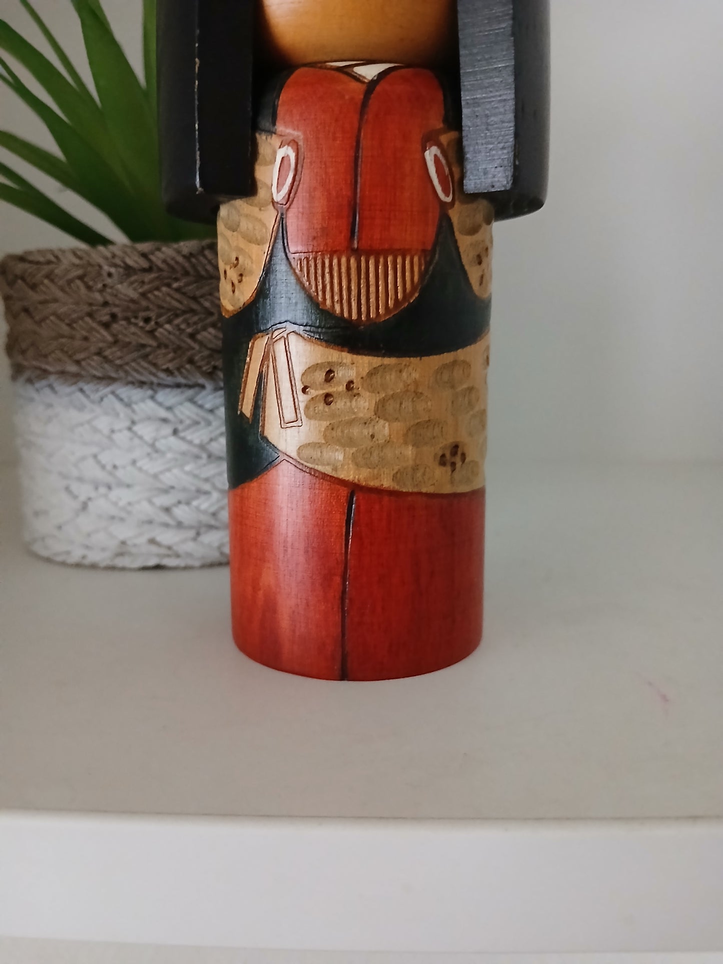 Vintage Gumma kokeshi by Kisaku