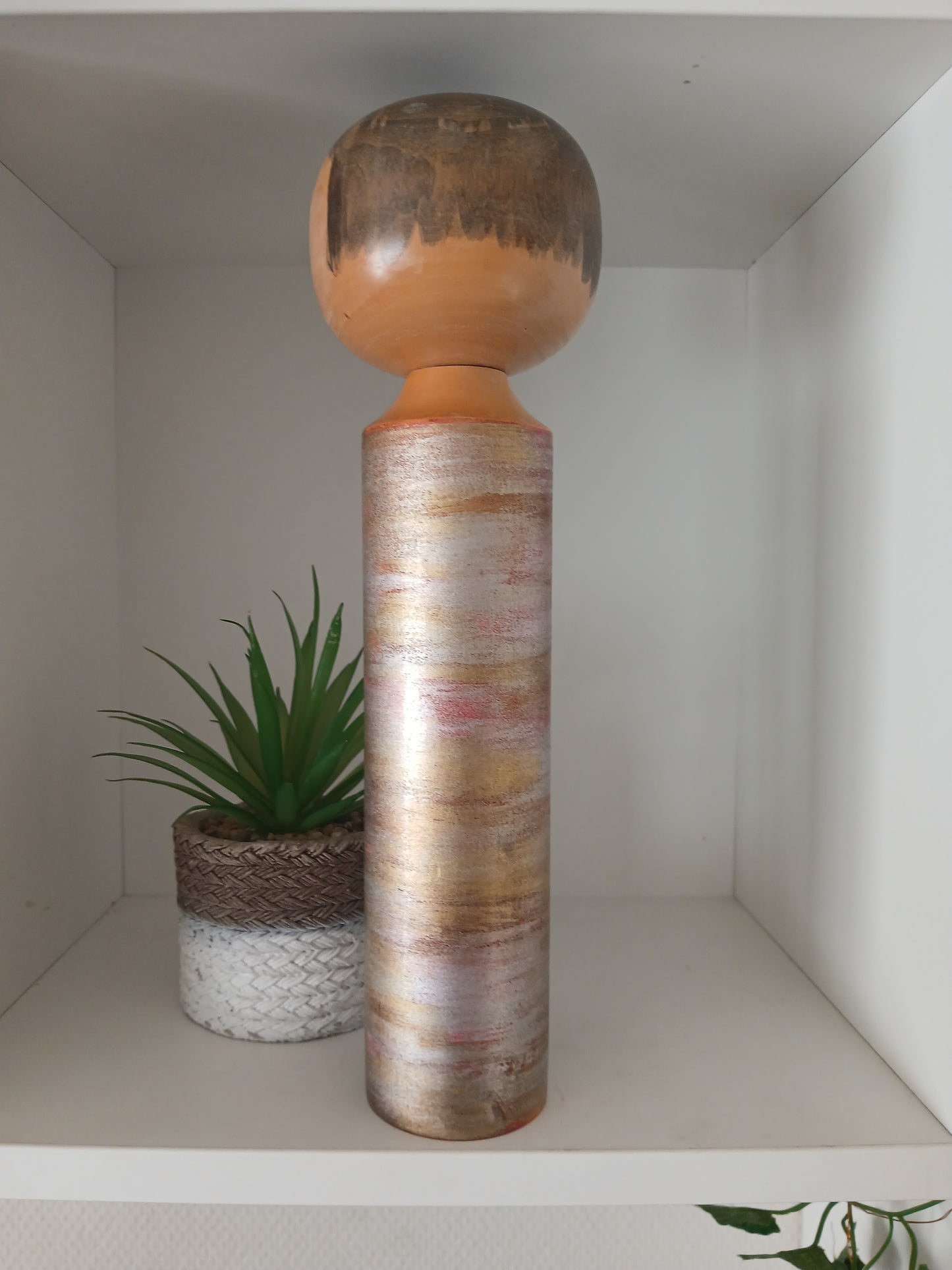 Rare Vintage Creative Kokeshi By  Takahashi Hashime (1918-2002)