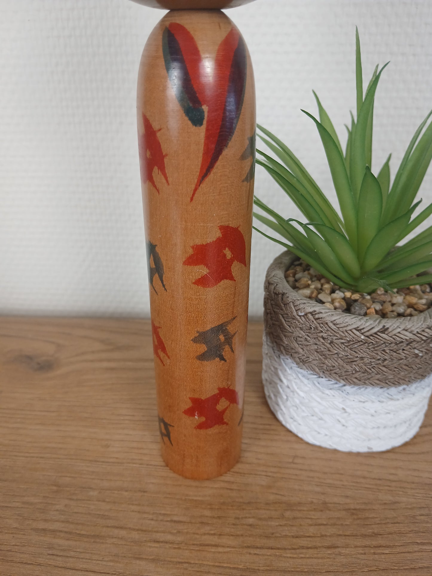 Vintage traditional Togatta kokeshi by Eitaro Sato (1939-)