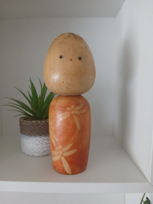 Rare Vintage sosaku kokeshi By Issetsu Kuribayashi (1924-2011)