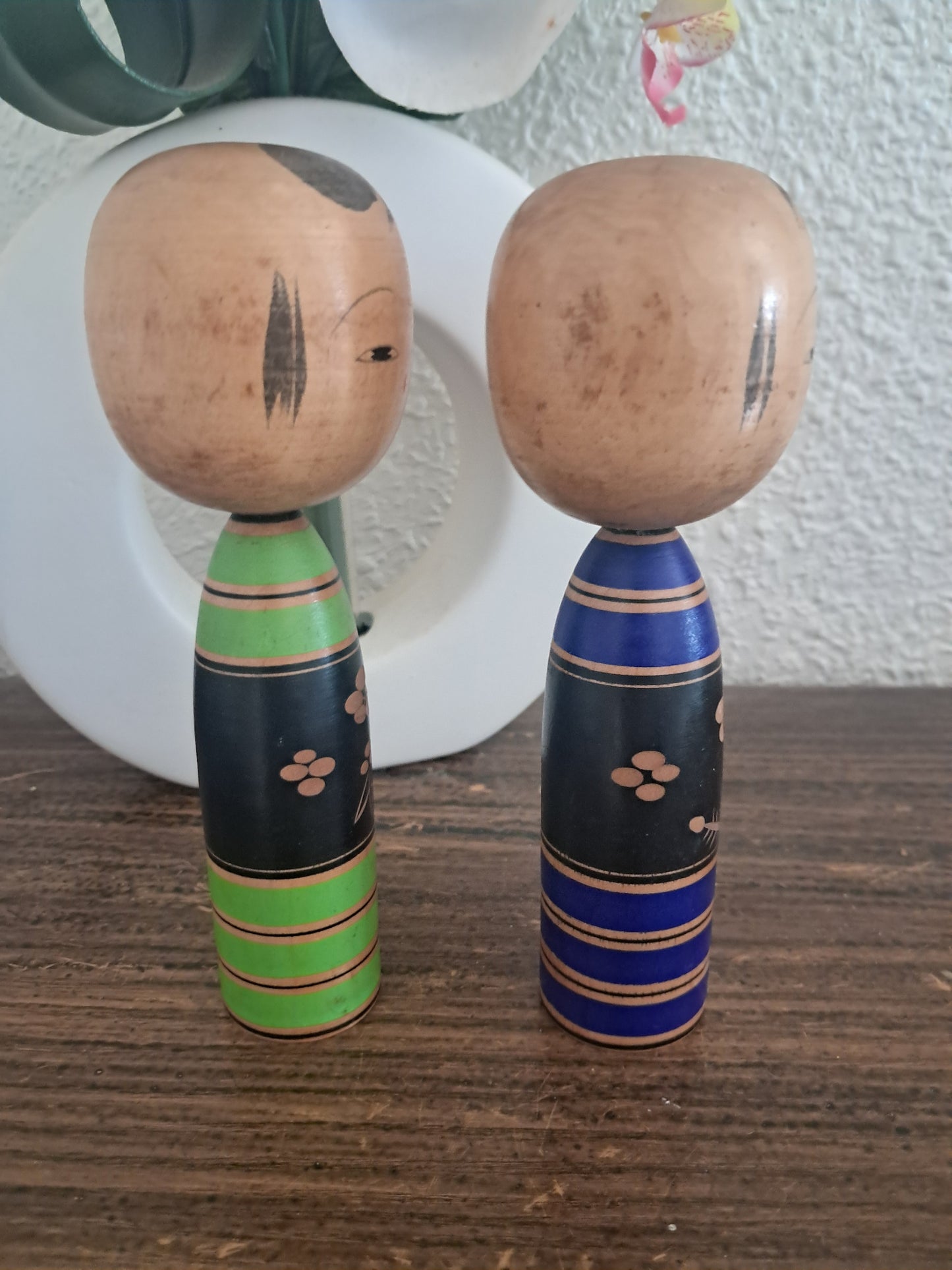 Vintage set creative Kokeshi by Misui