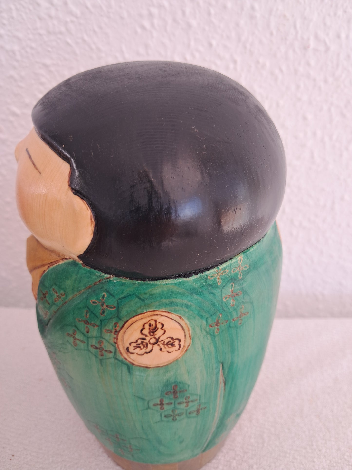 Exclusive Kokeshi made by Yuko Yamazaki (1956-)