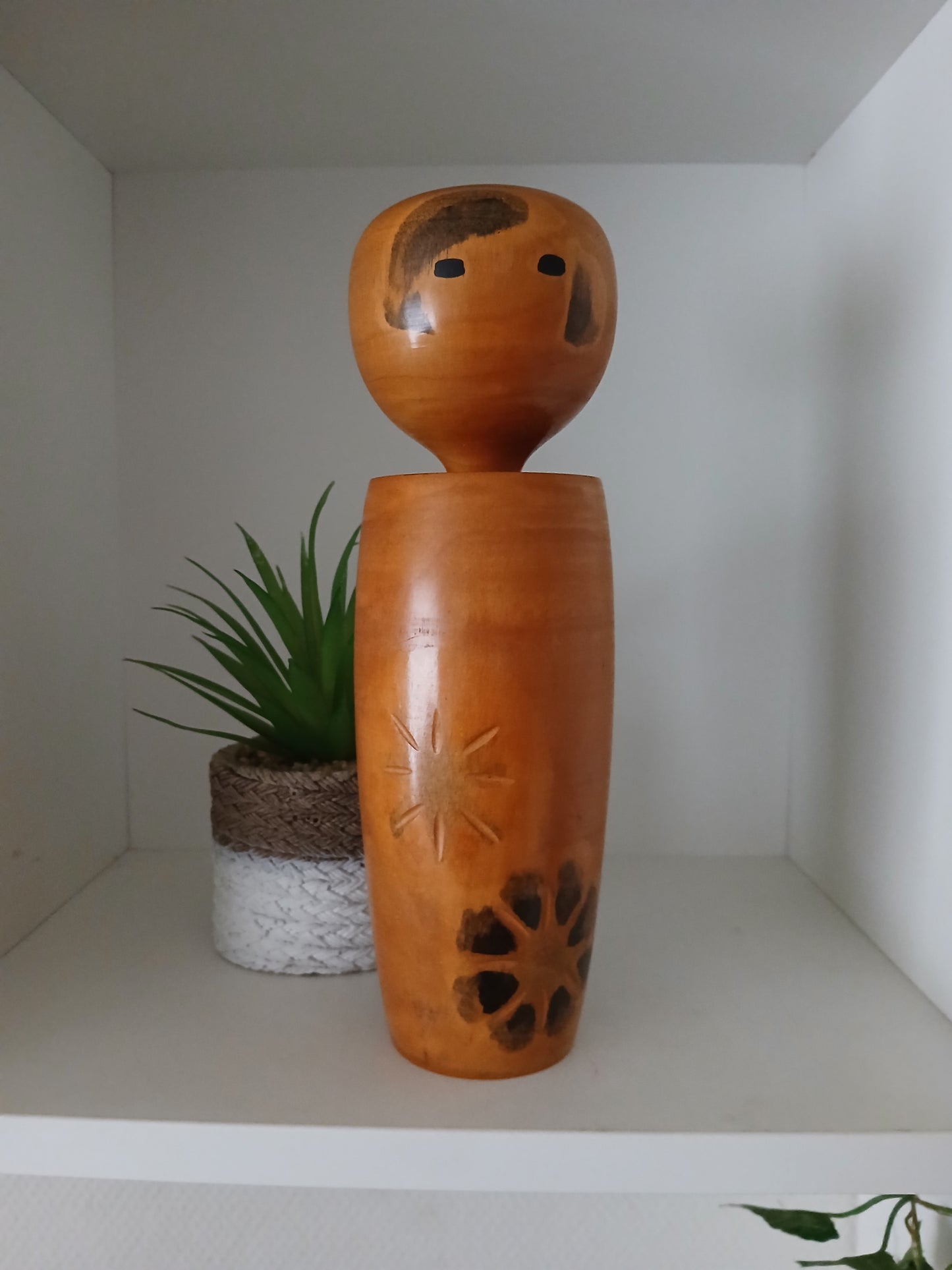 Rare Vintage Creative Kokeshi by renowned artisan Ikuyoshi Yokozuka