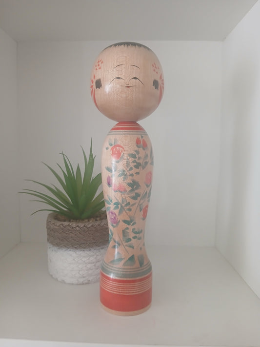Vintage Traditional Zao Kokeshi by Ishiyama Sanshiro (1909-1993)