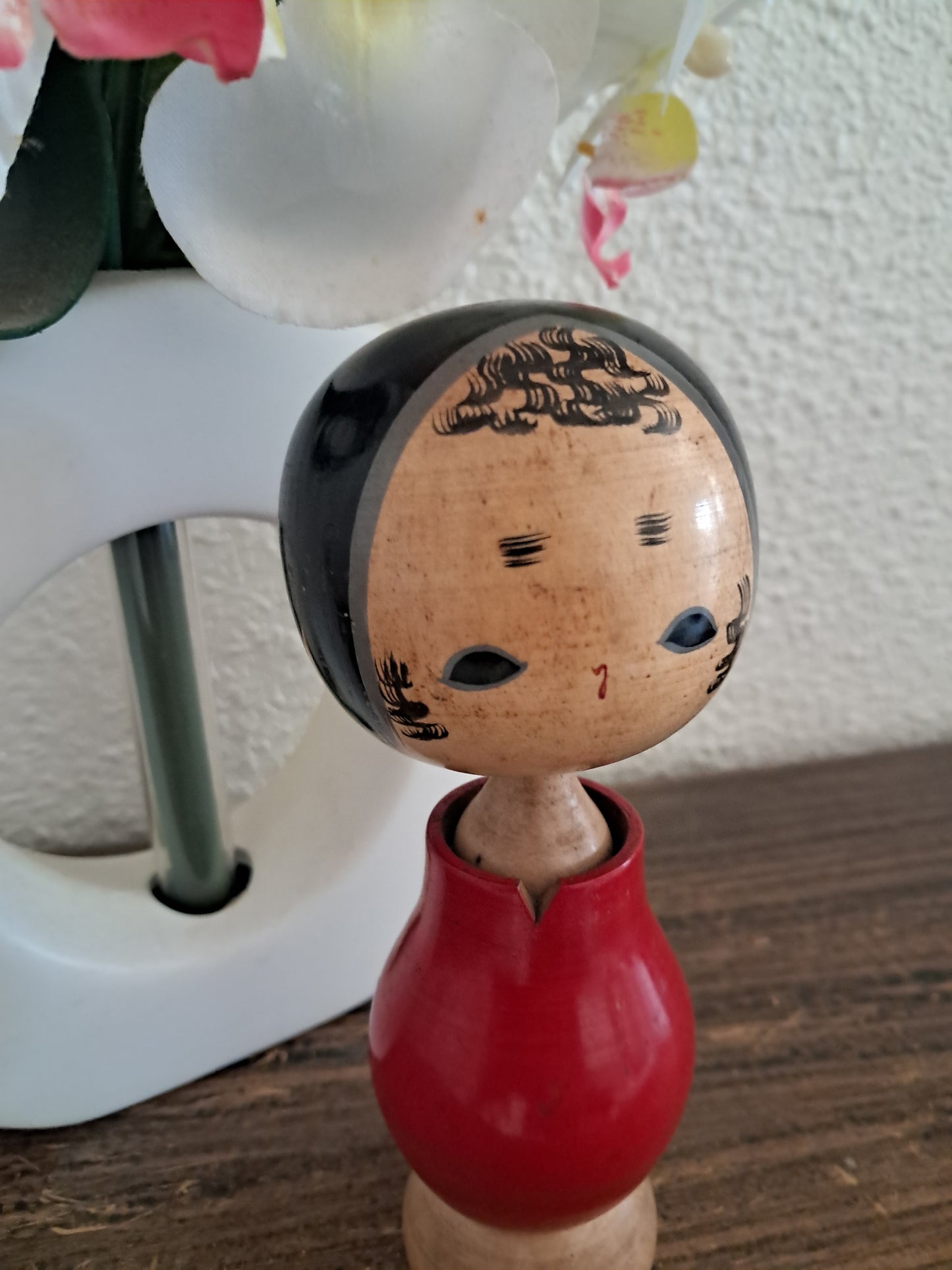 Rare Vintage Sosaku Kokeshi by Aida Harumine (Seihou) (1926-1998)