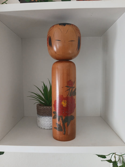 Rare Vintage Creative Kokeshi By  Takahashi Hashime (1918-2002)