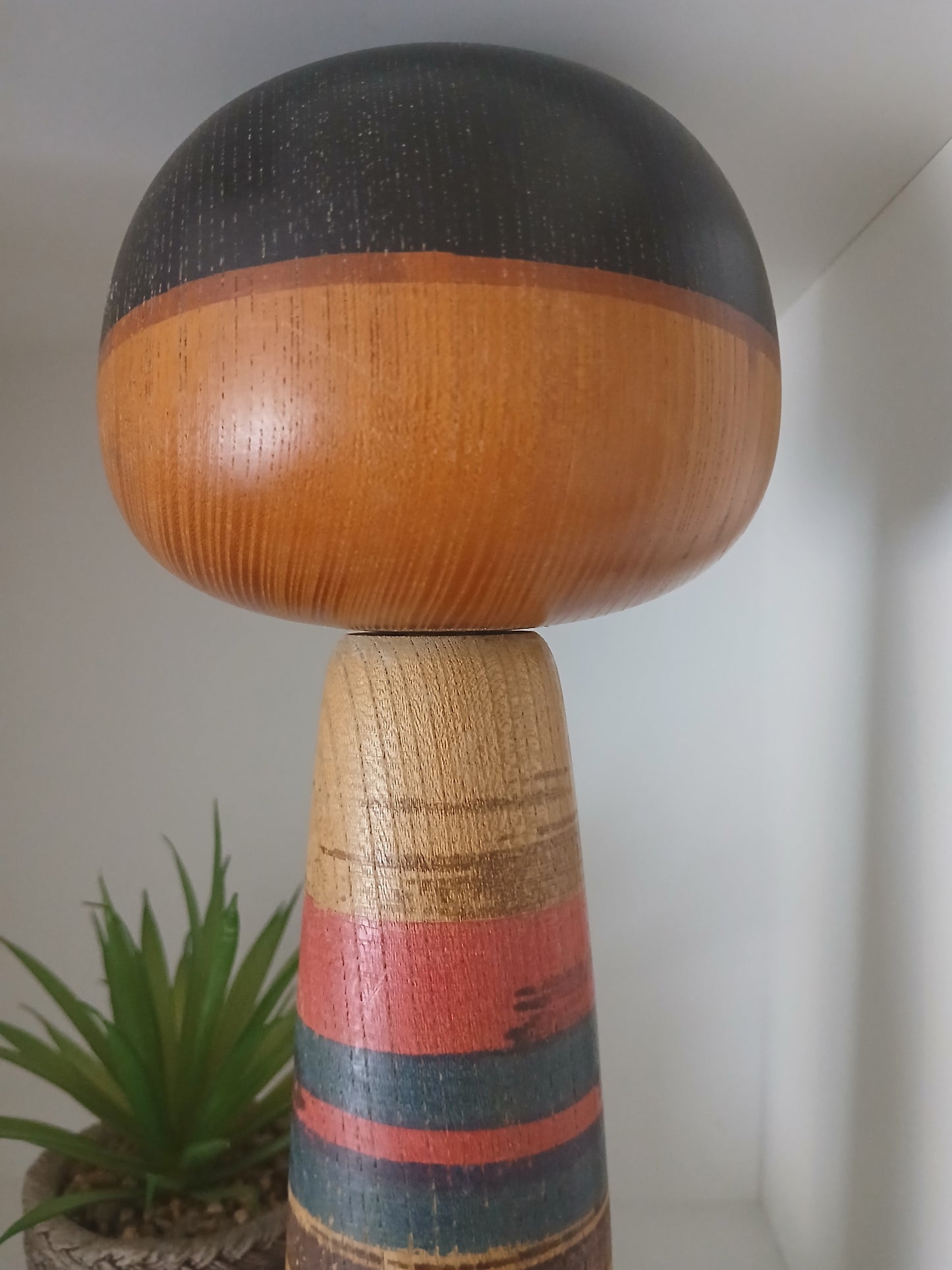 Big vintage creative kokeshi made by Sanpei Yamanaka (1926-2012)