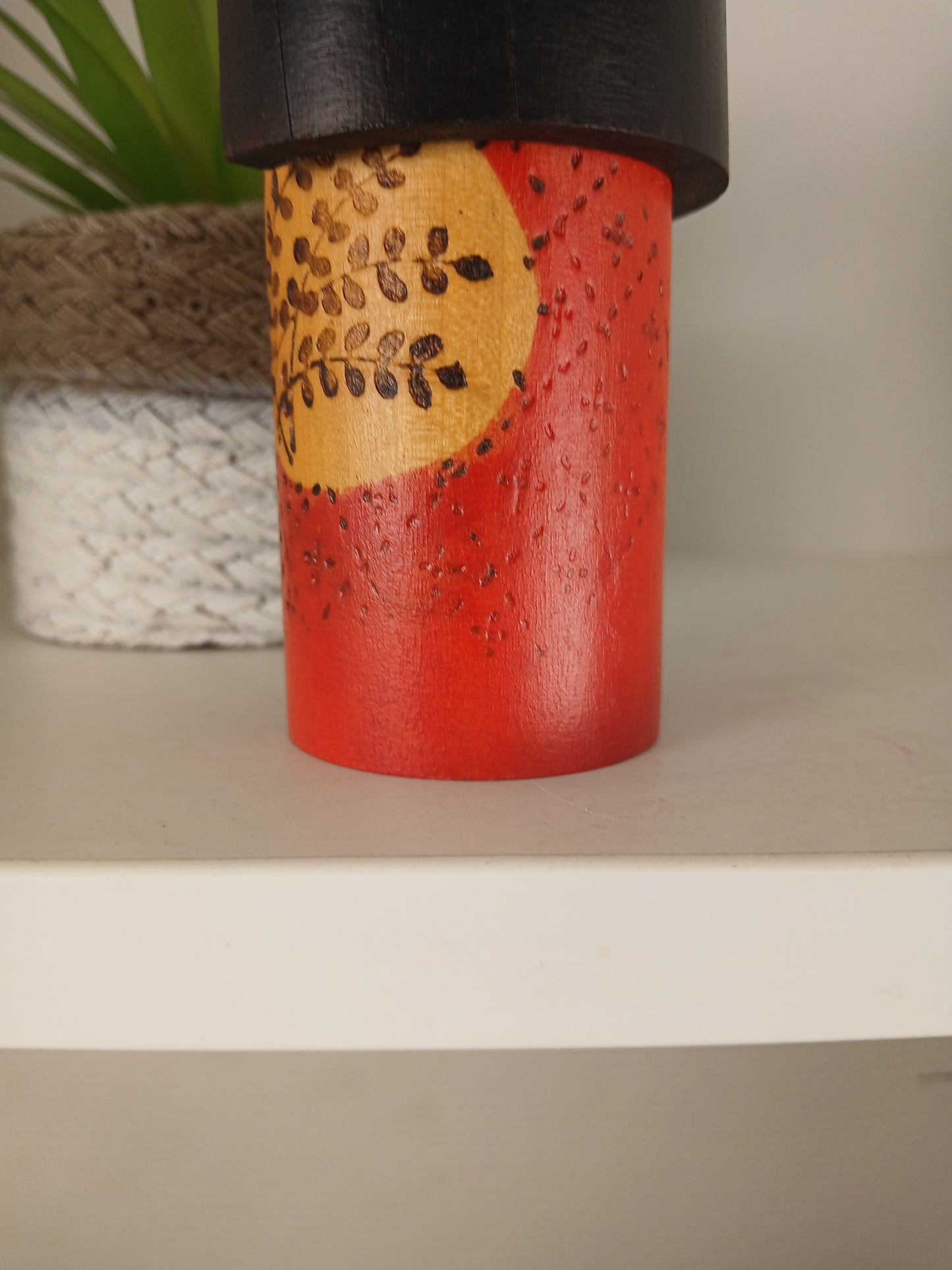 Vintage Gumma Kokeshi By Kazuo Takamizawa (1927-)