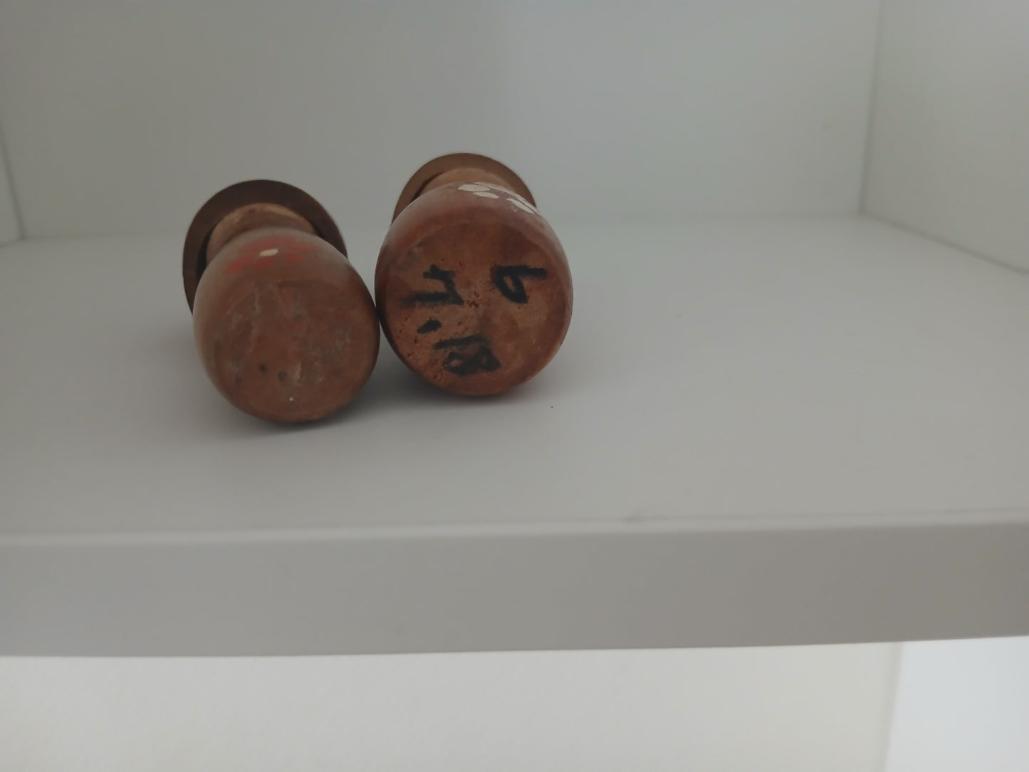 Vintage set off creative kokeshi by Masashi Takeda (1930-2015)