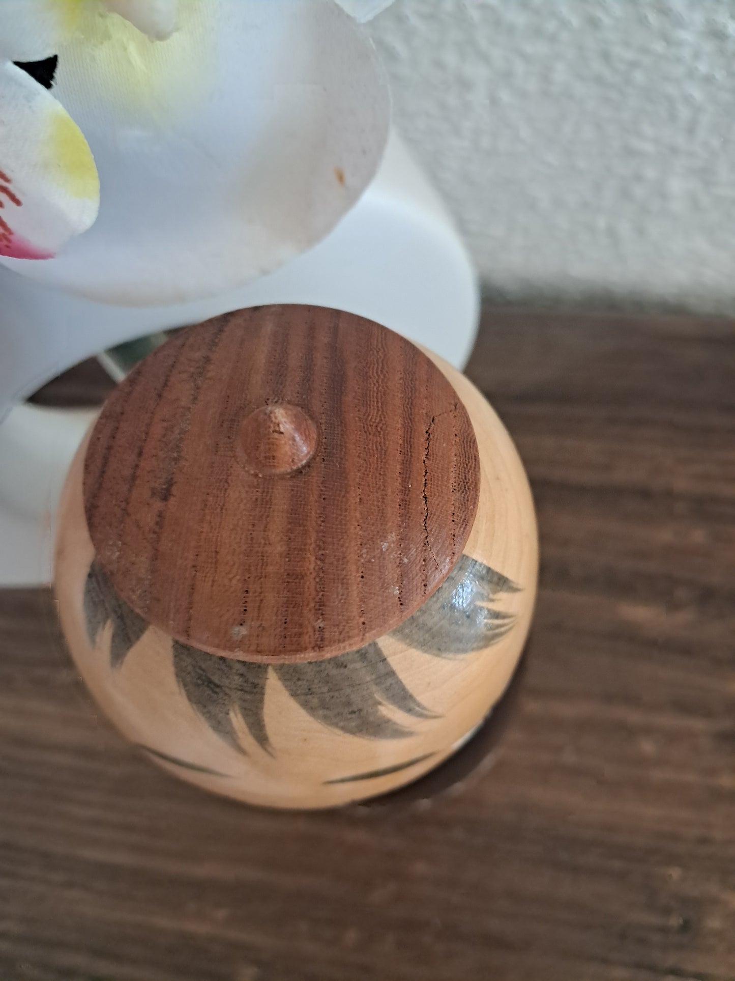 Rare vintage creative kokeshi made by Takahashi Tatsuro