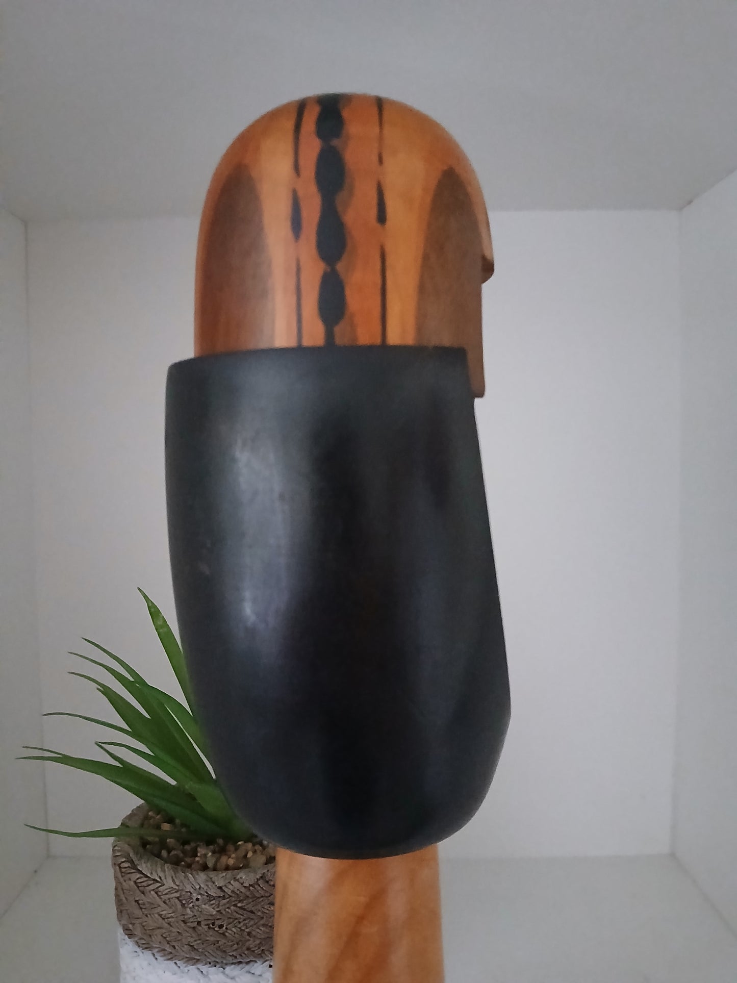 Rare Vintage Creative Kokeshi by renowned artisan Ikuyoshi Yokozuka