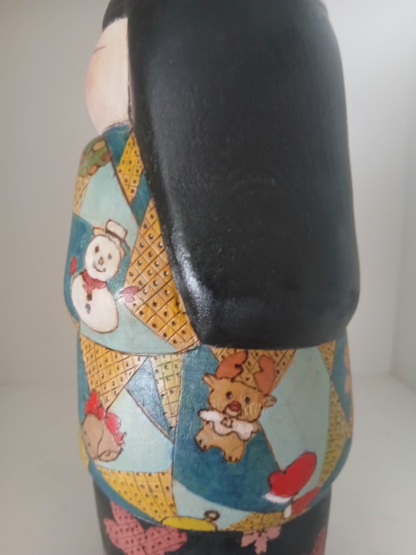 Exclusive creative kokeshi by Yuko Yamazaki - Christmas serie 2025