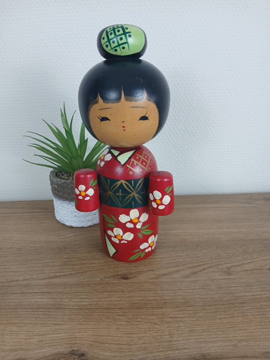 Vintage creative kokeshi by Hosaka Torao