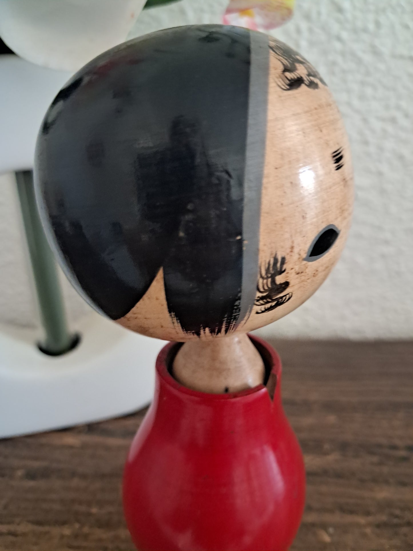 Rare Vintage Sosaku Kokeshi by Aida Harumine (Seihou) (1926-1998)