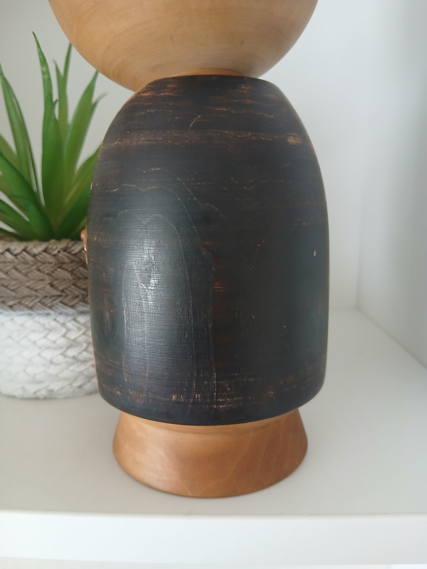 Rare Vintage Creative Kokeshi By Watanabe Masao (1917-2007)