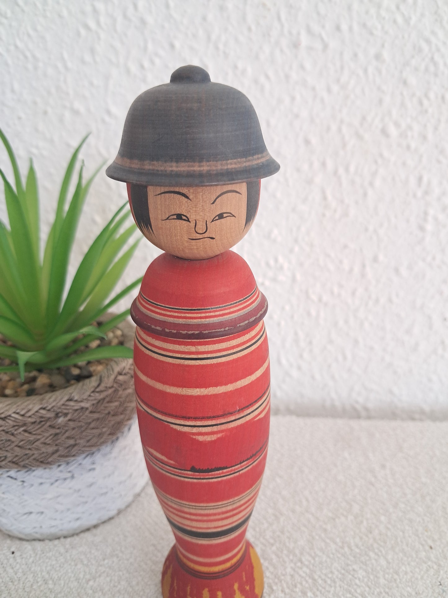 Rare Vintage Traditional Tsuchiyu Kokeshi by Tadao Noji (1931 - 2012)