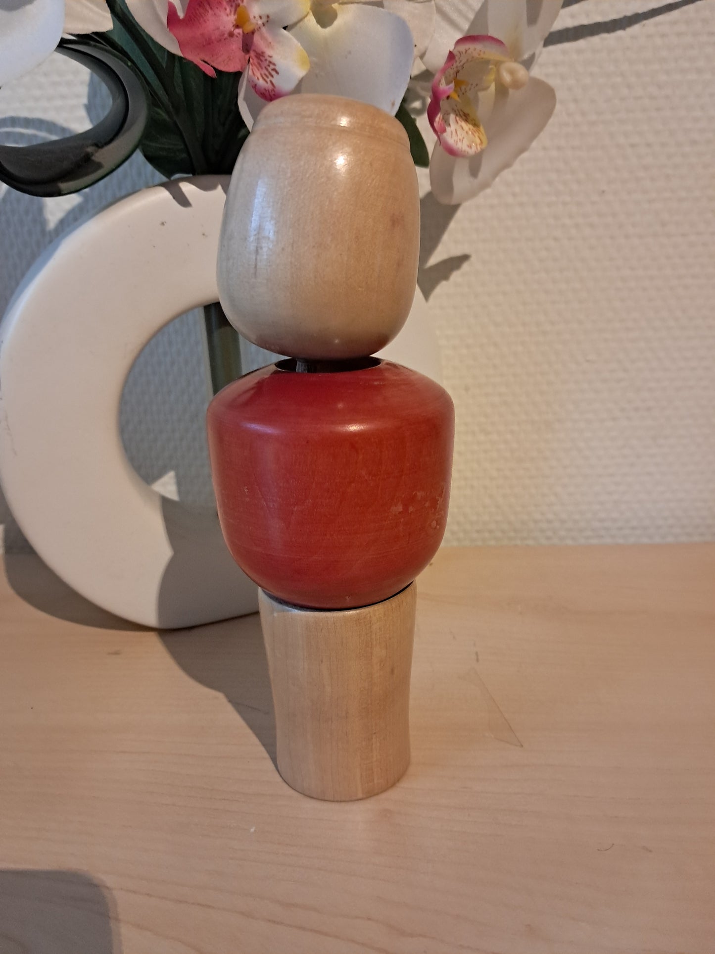 Vintage Sosaku kokeshi by Miyajima Muhitsu