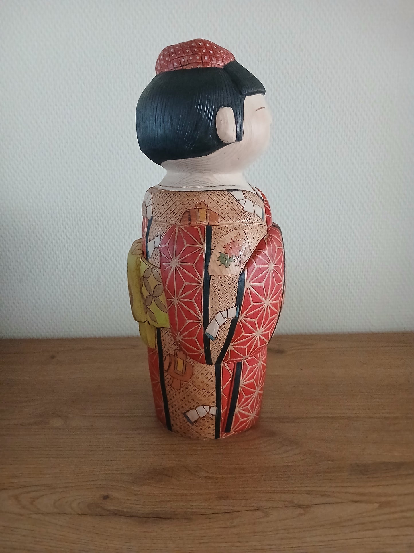 Exclusive Sosaku kokeshi by Yuko Yamazaki - From Sibukawa exhibition 2025