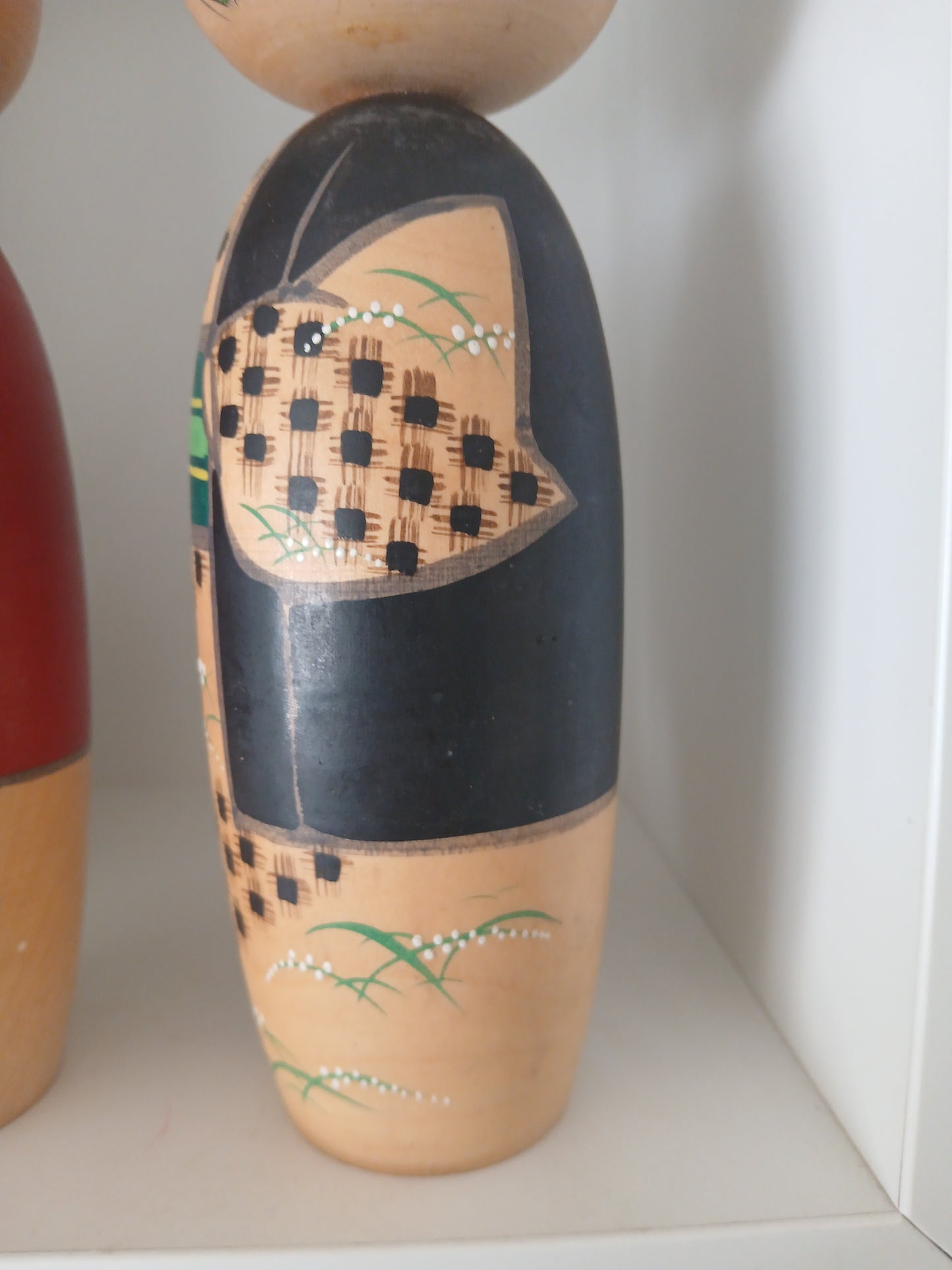 Vintage set of Donko kokeshi