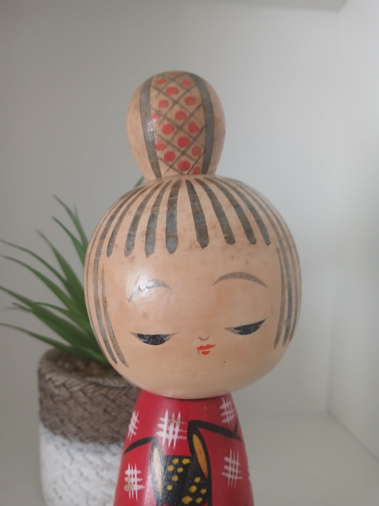 Vintage creative kokeshi by Hajime Miyashita (1940-)