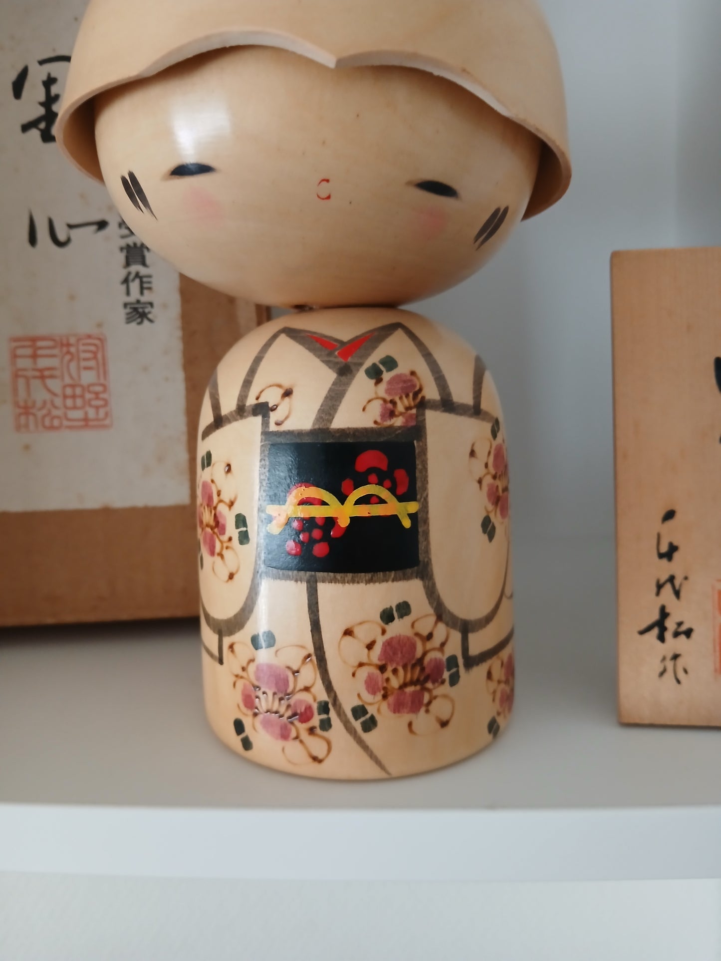 Rare Vintage Creative Kokeshi By Kano Chiyomatsu (1935-)