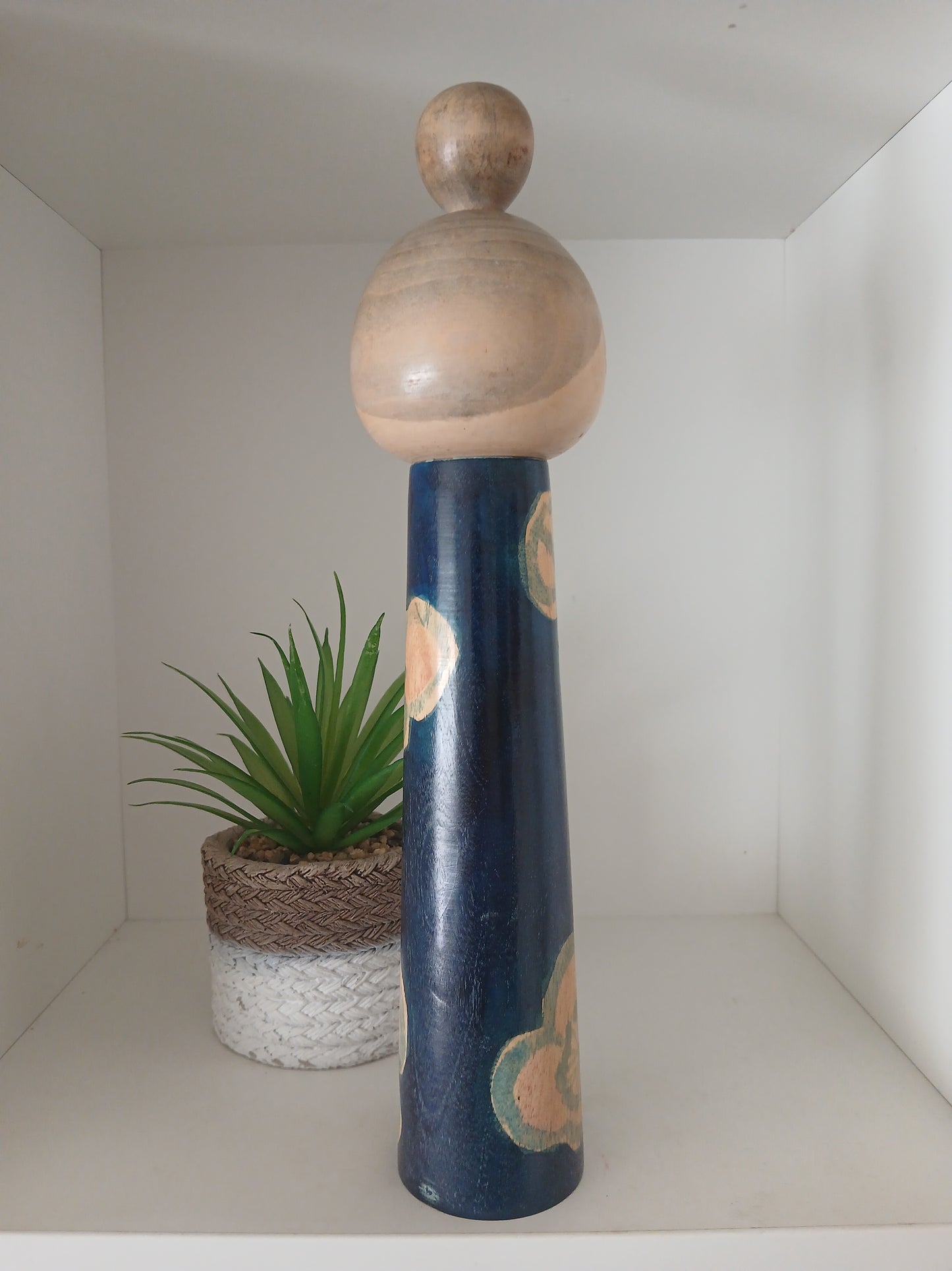 Vintage creative kokeshi by Issetsu Kuribayashi (1924-2011)