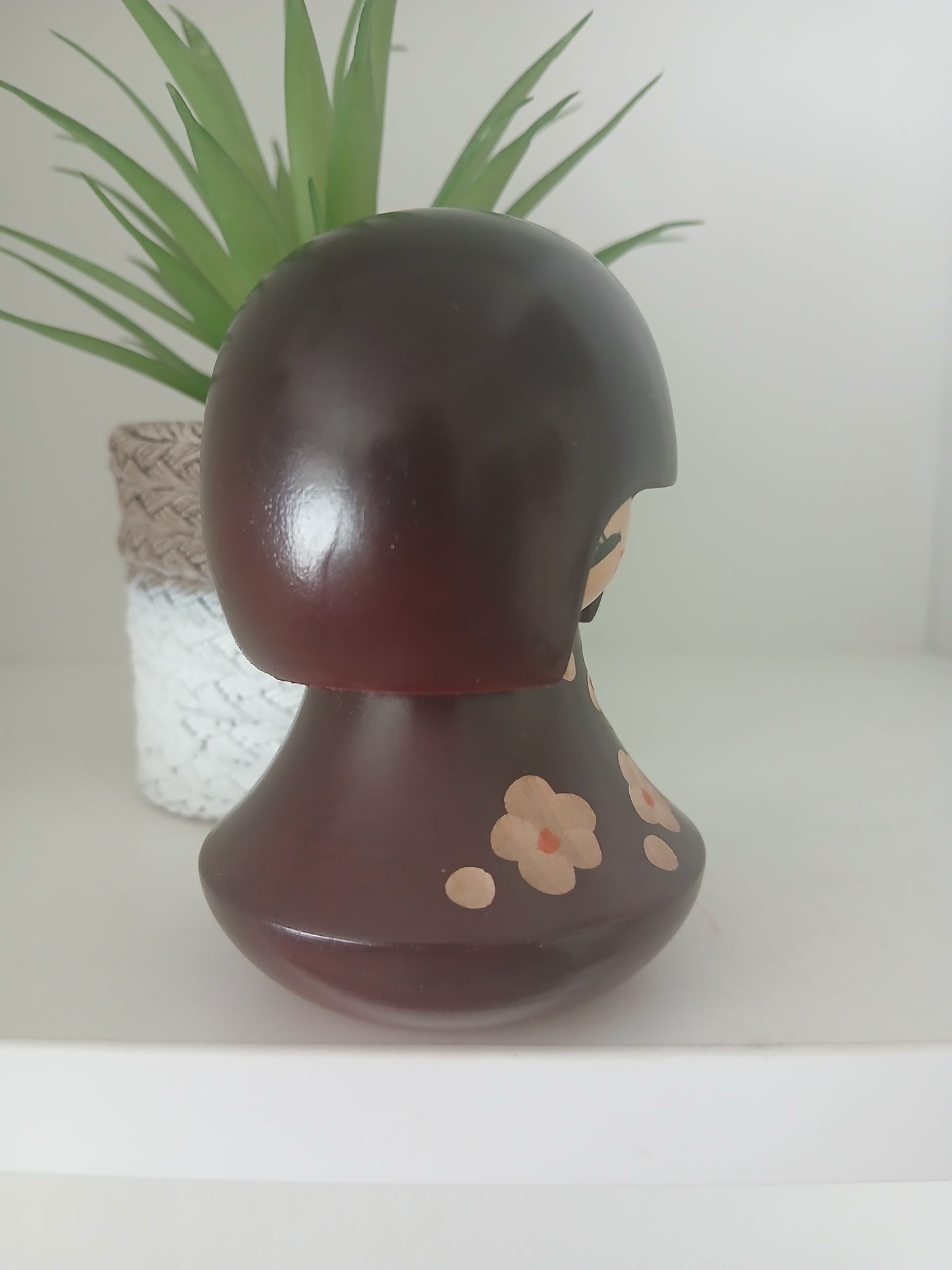 Rare Vintage creative kokeshi by Aoki Ryoka (1931-)