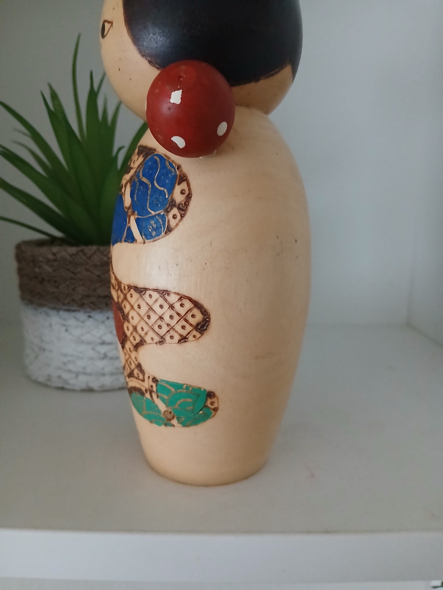 Rare Vintage Sosaku Kokeshi by Kato Tatsuo (1940-)