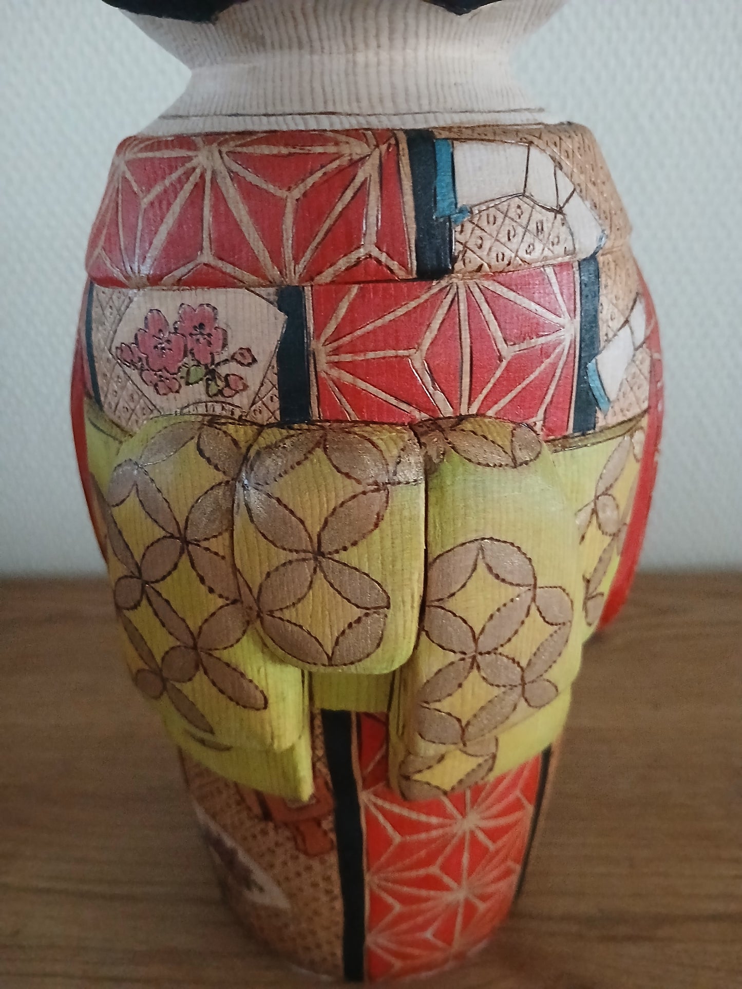 Exclusive Sosaku kokeshi by Yuko Yamazaki - From Sibukawa exhibition 2025