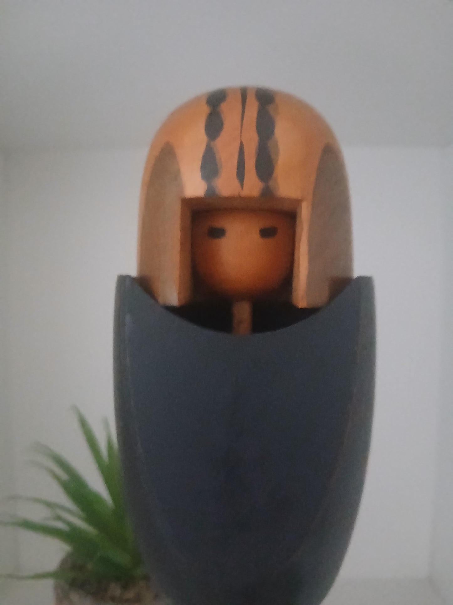 Rare Vintage Creative Kokeshi by renowned artisan Ikuyoshi Yokozuka