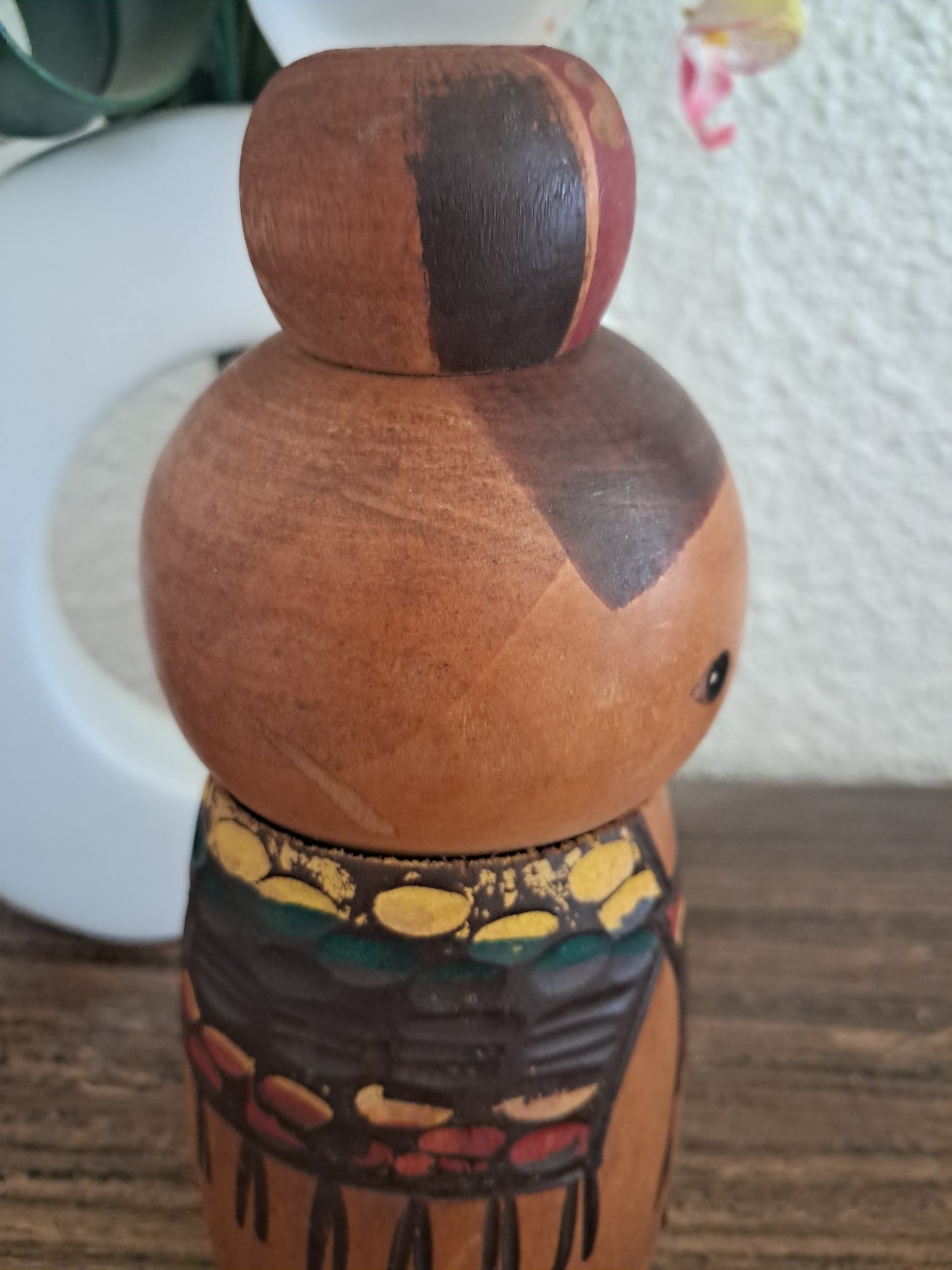 Rare Vintage Creative Kokeshi By Hiroe Fukushima