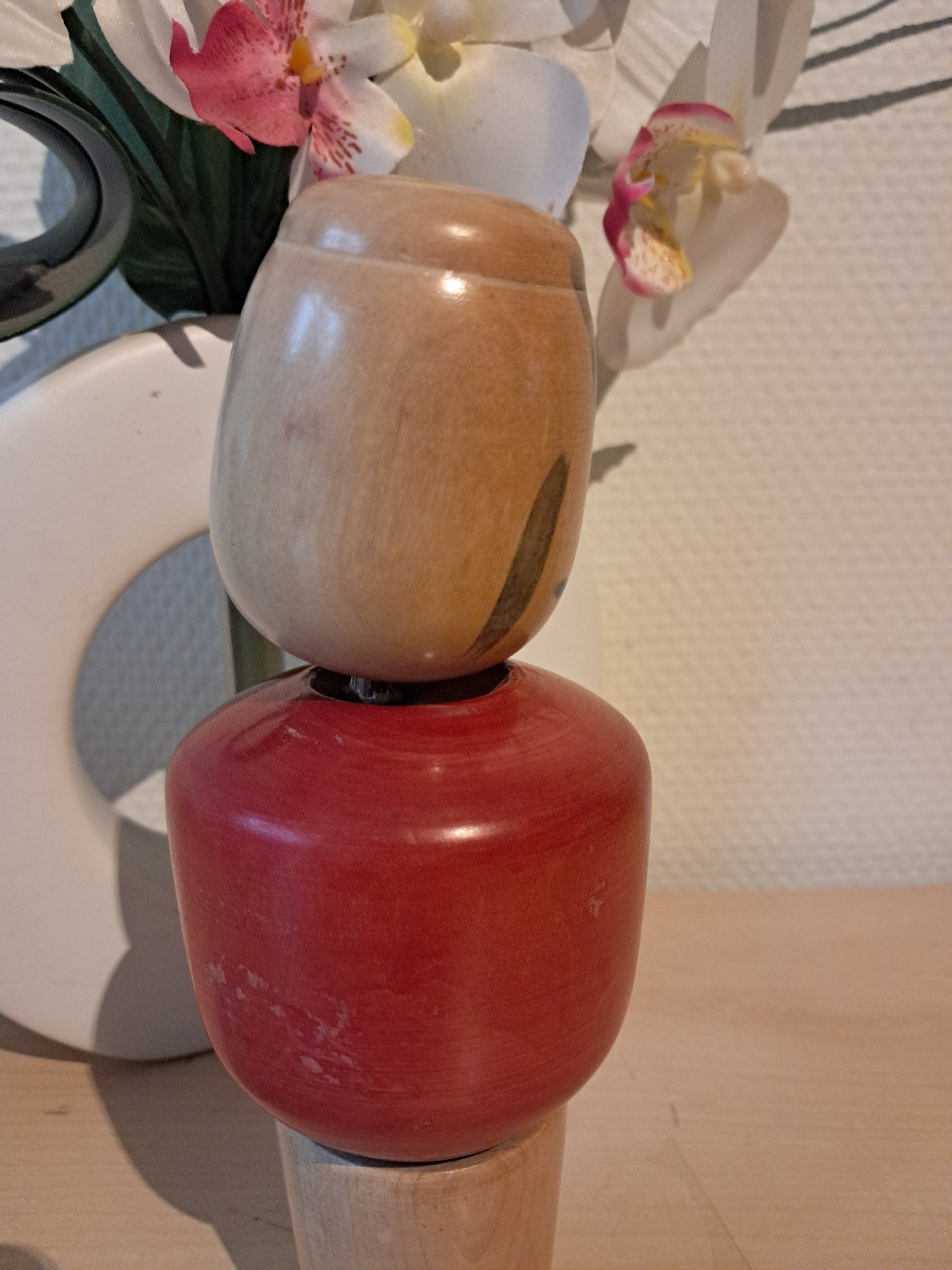 Vintage Sosaku kokeshi by Miyajima Muhitsu