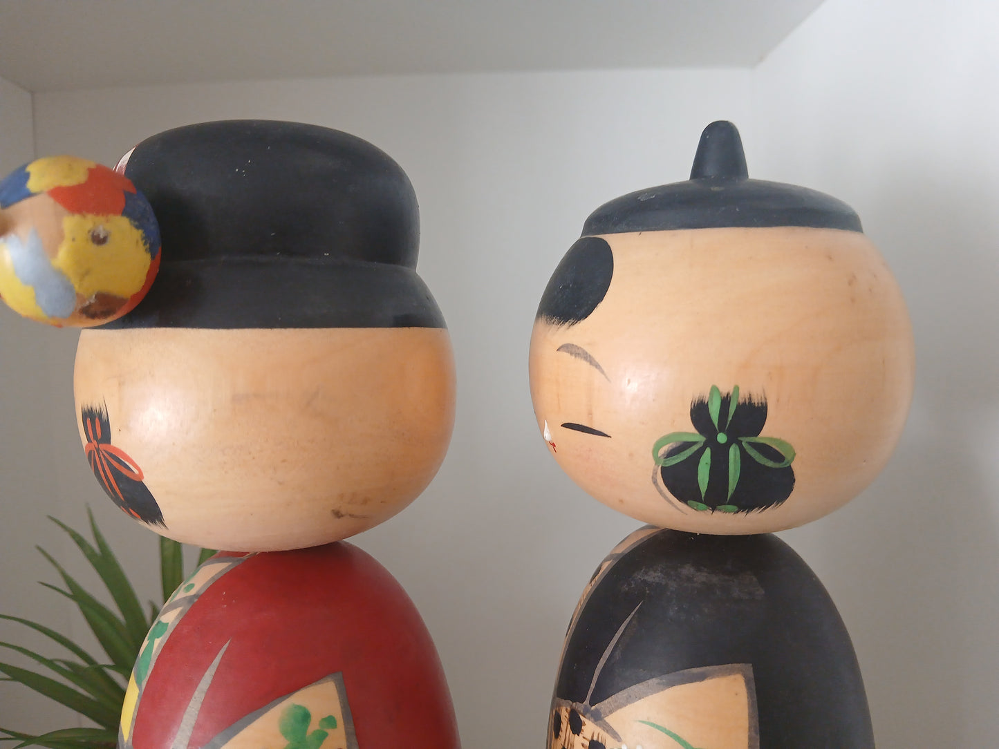 Vintage set of Donko kokeshi
