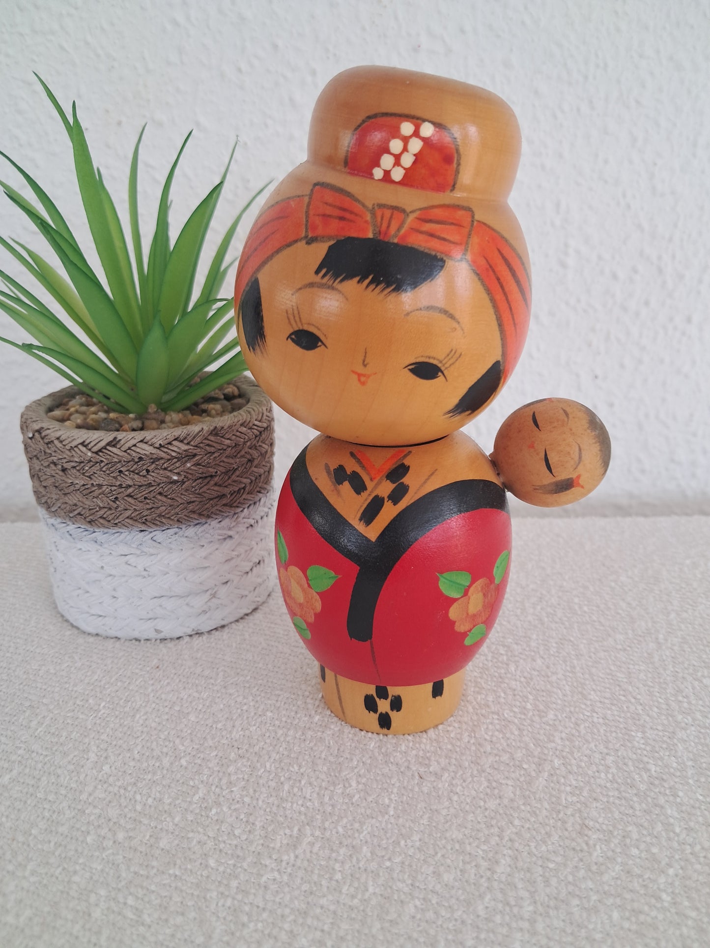 Vintage Creative Kokeshi By Sato suigai (1920-)