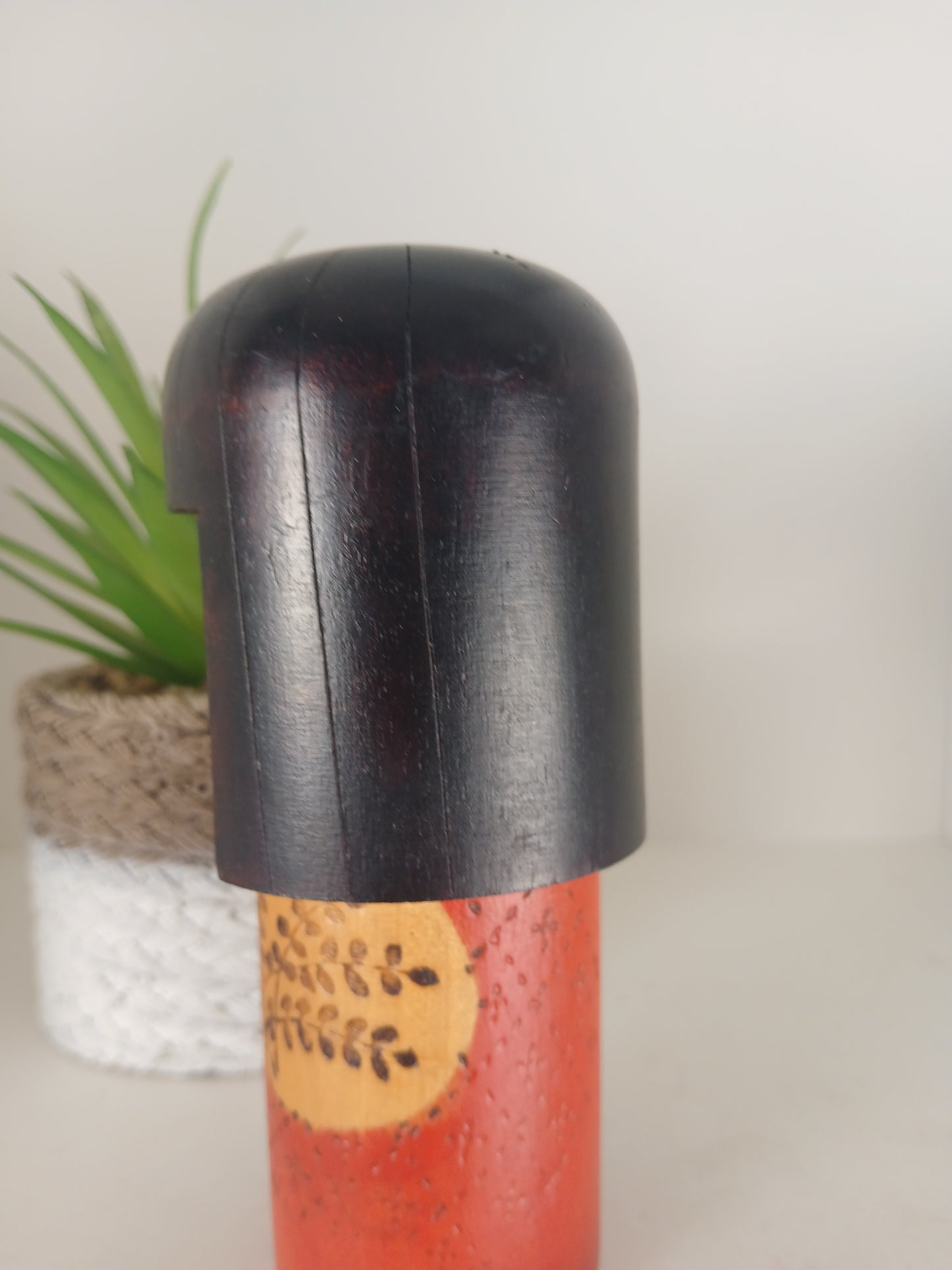 Vintage Gumma Kokeshi By Kazuo Takamizawa (1927-)