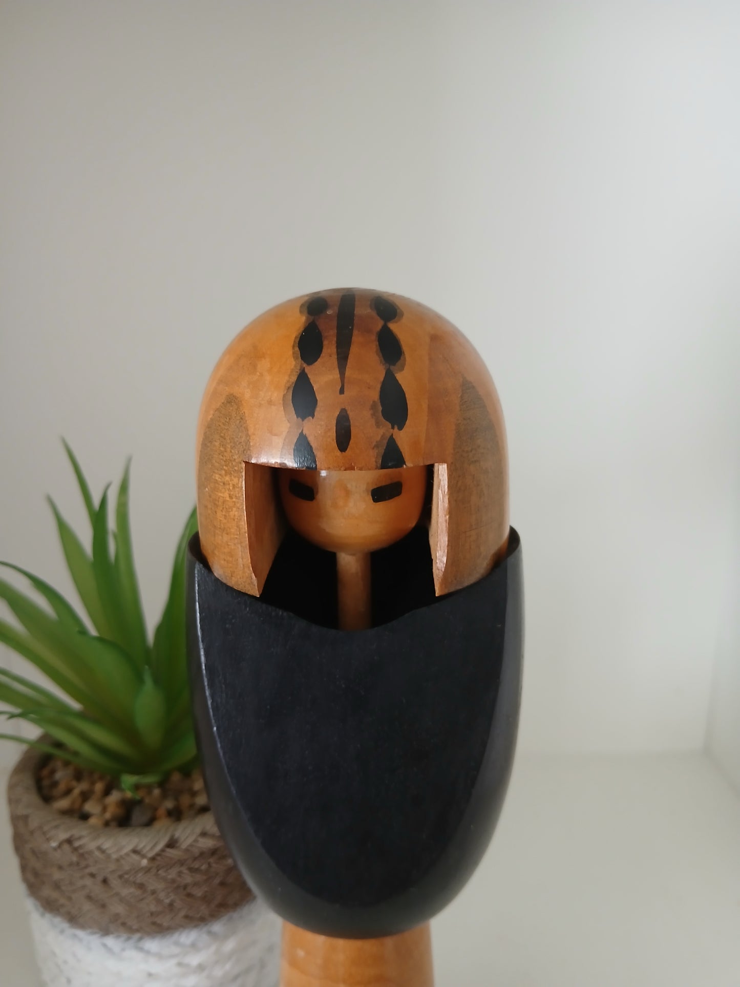 Rare creative kokeshi by renowned artisan Ikuyoshi Yokozuka