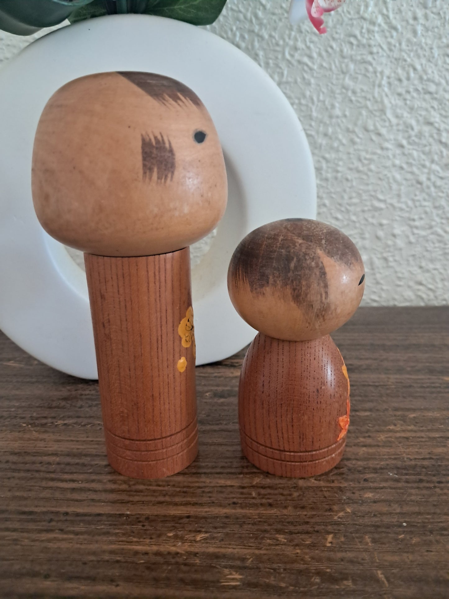 Rare set creative Kokeshi by Masao Watanabe (1917-2007)