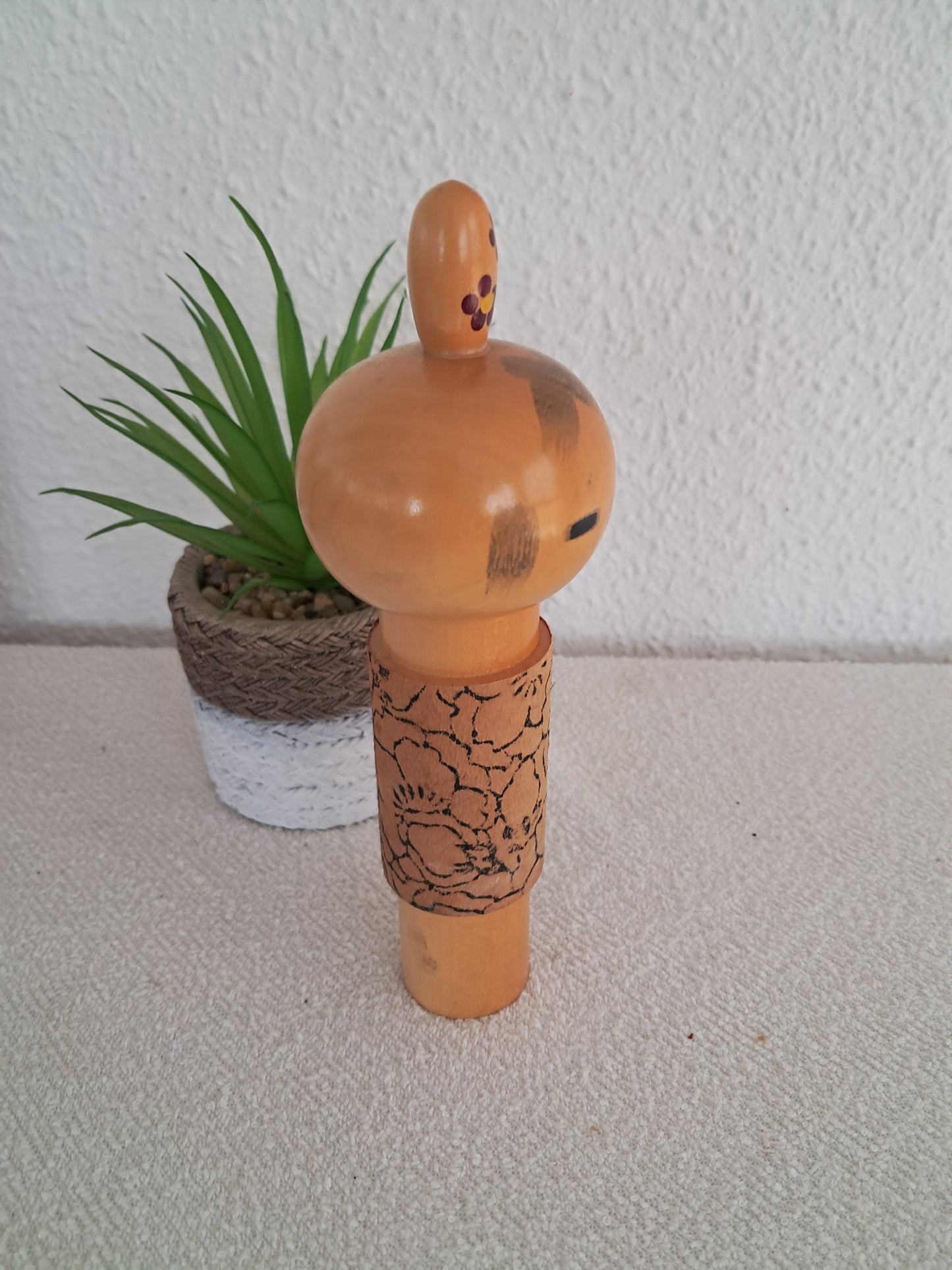 Vintage Sosaku Kokeshi by Eiko Shibata (1924-)