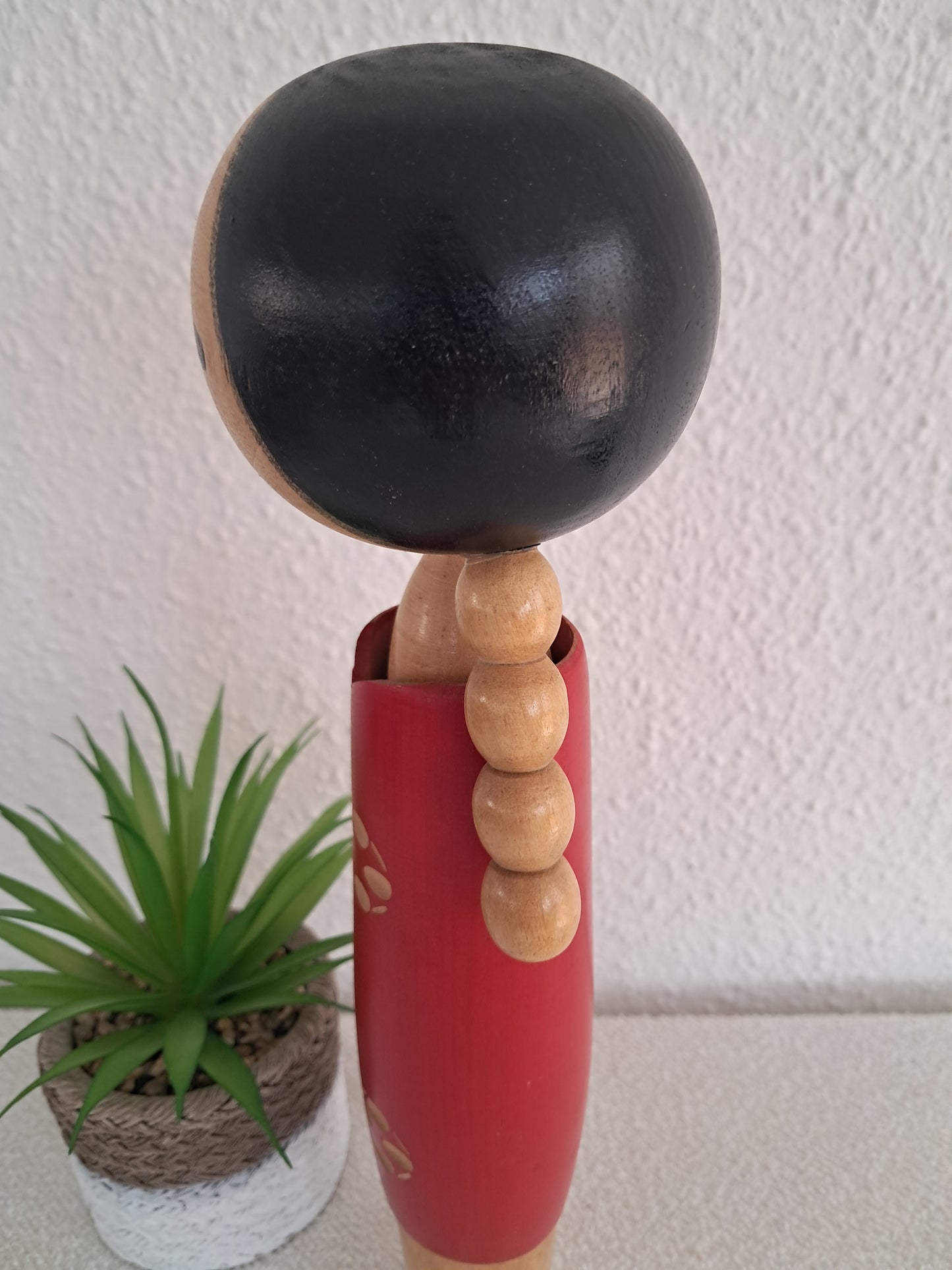 Vintage Creative Kokeshi with Ponytail by Eiko Shibata (1924-)