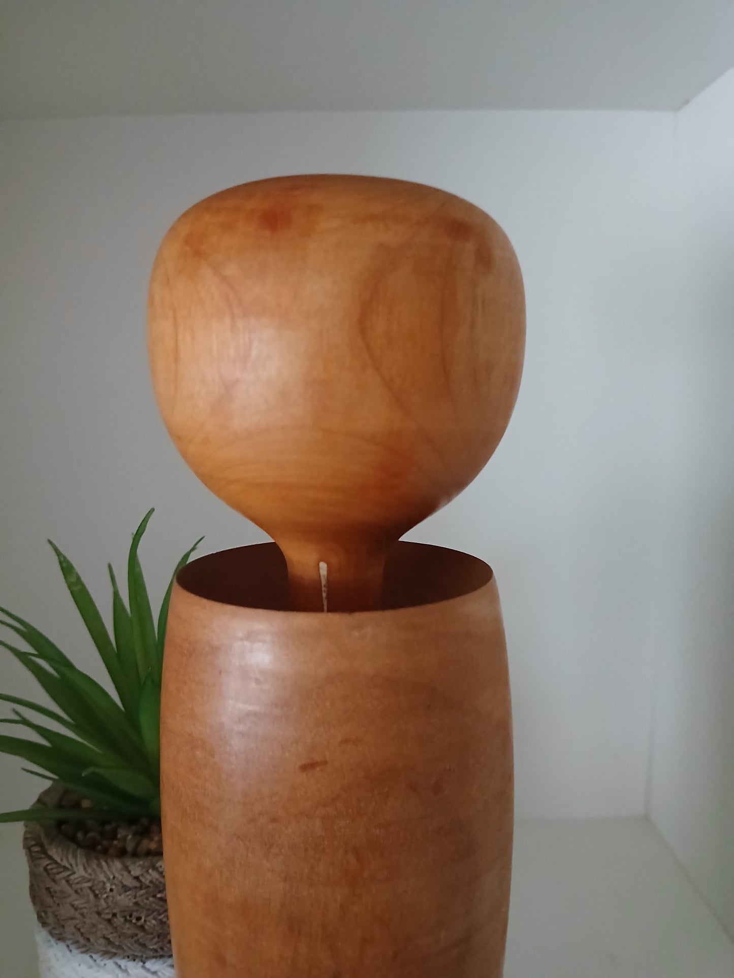 Rare Vintage Creative Kokeshi by renowned artisan Ikuyoshi Yokozuka