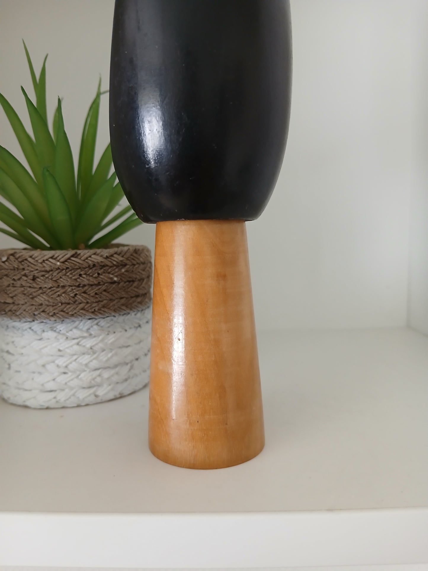 Rare creative kokeshi by renowned artisan Ikuyoshi Yokozuka