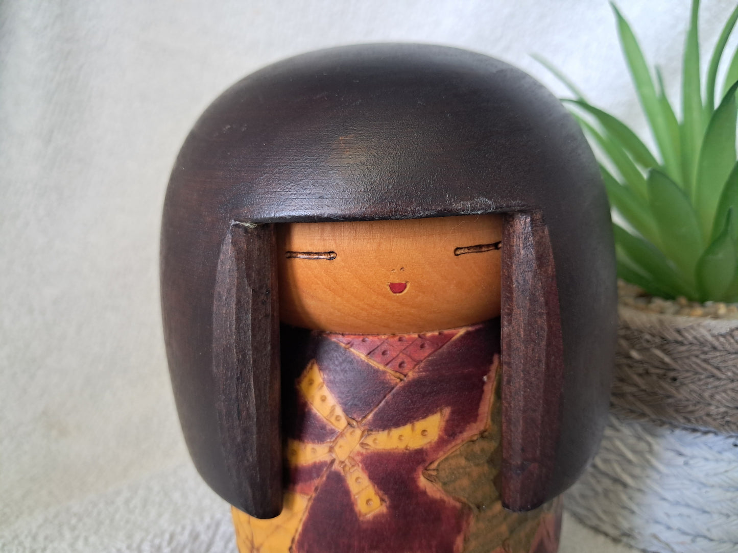 Rare Vintage Creative kokeshi by Kato Tatsuo (1940-)