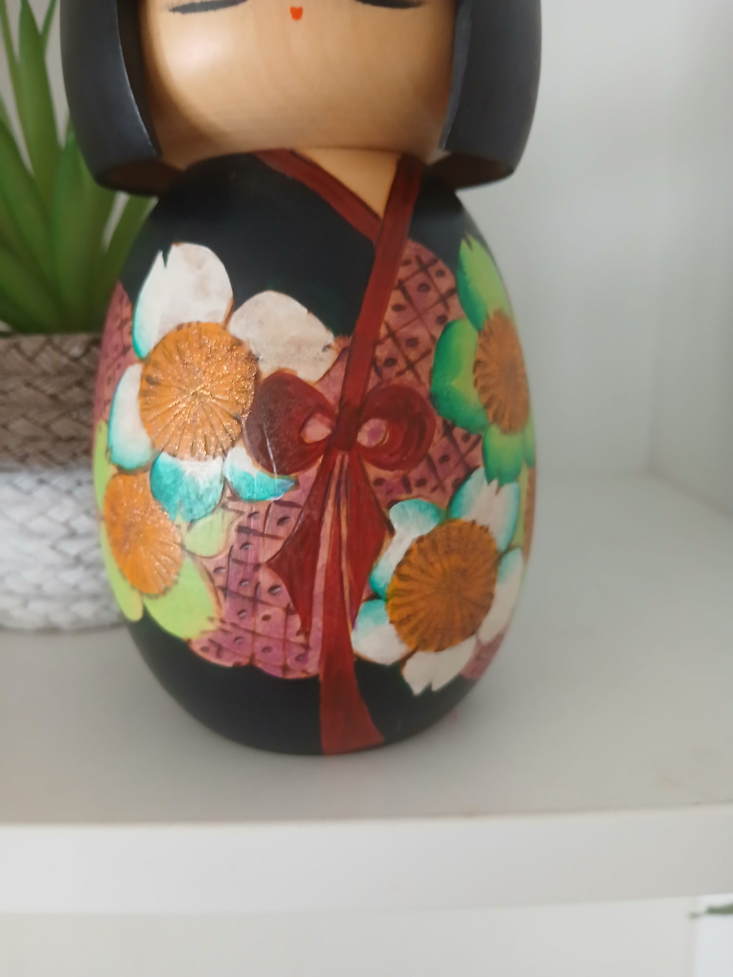 Vintage Gumma Kokeshi By Yuji Kawase (1938-)