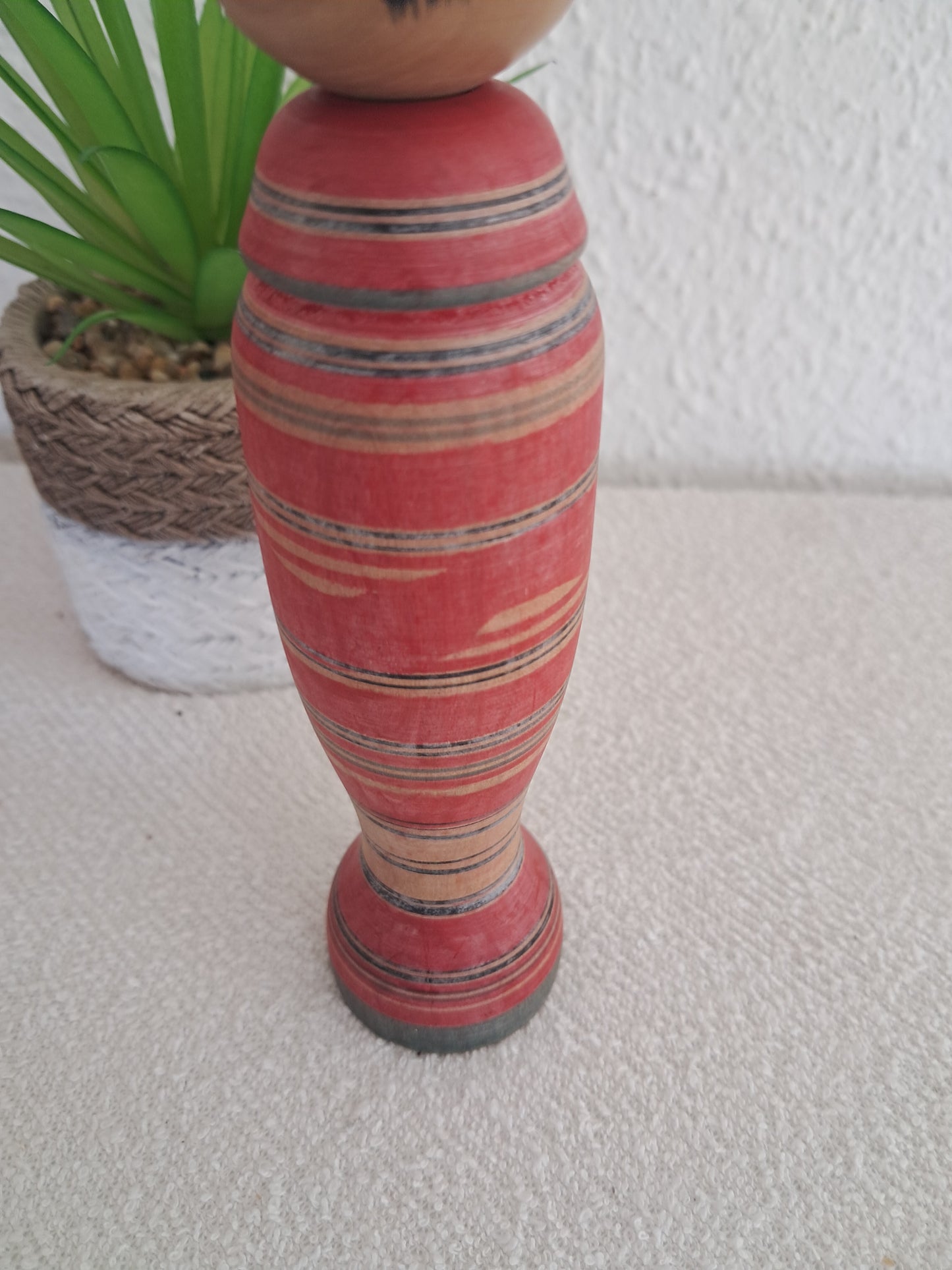 Rare Vintage Traditional Tsuchiyu kokeshi by Niyama Sakyo（1934～）